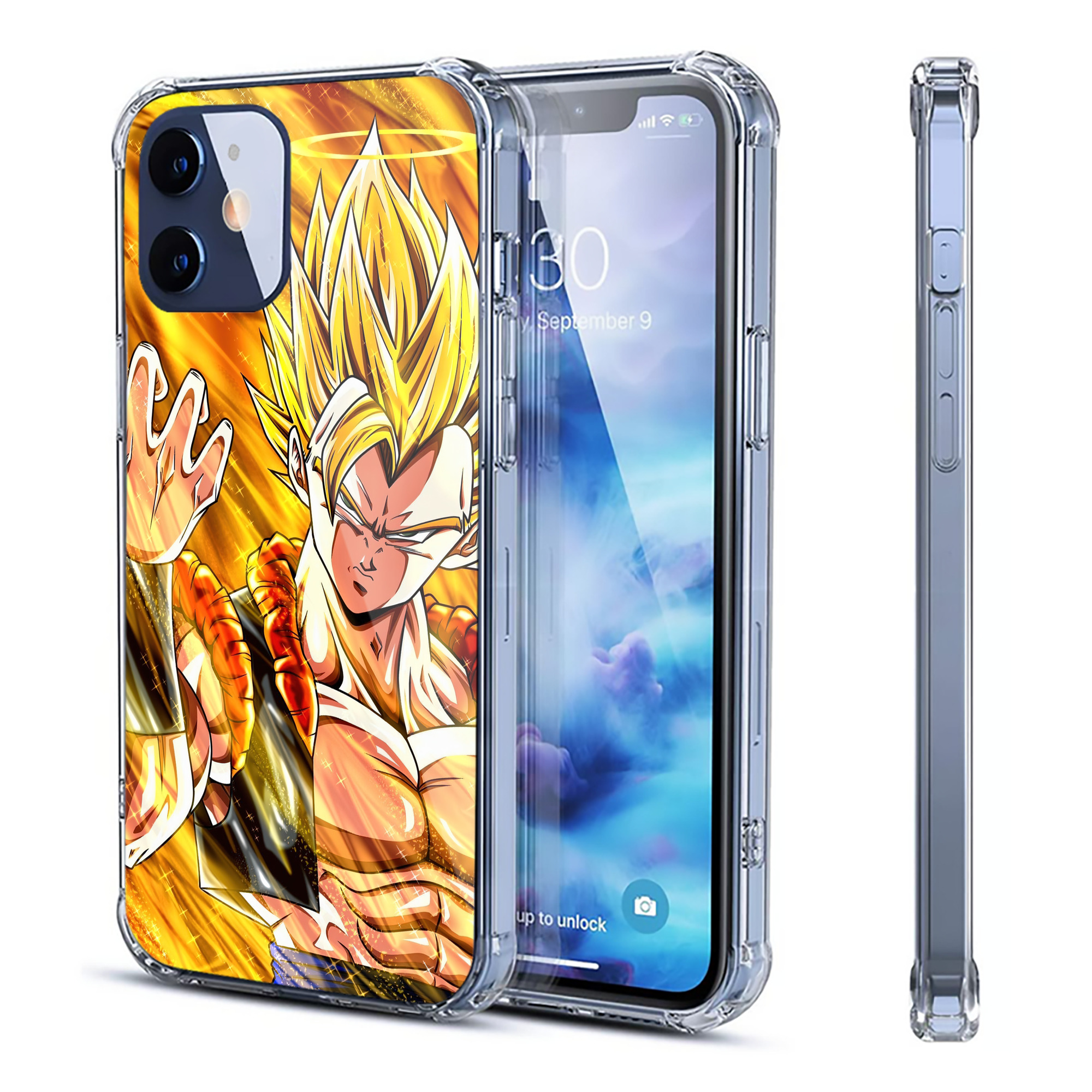 （画像用） ドラゴンボール DRAGON BALL 【iPhone 12シリーズ対応】透明スマホケース（クリアソフトケース）